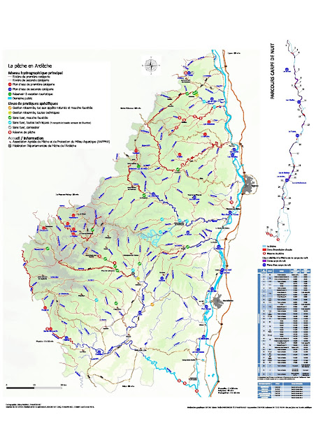 carte peche ardeche