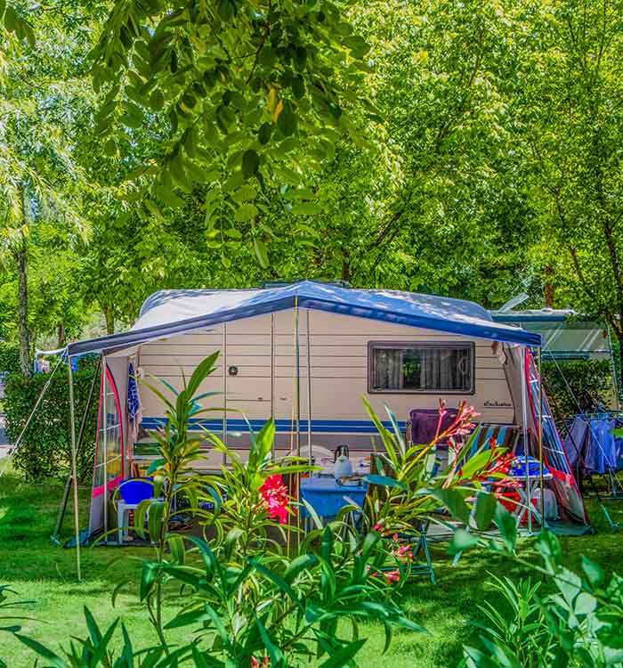 Emplacement Ardèche Camping les Coudoulets