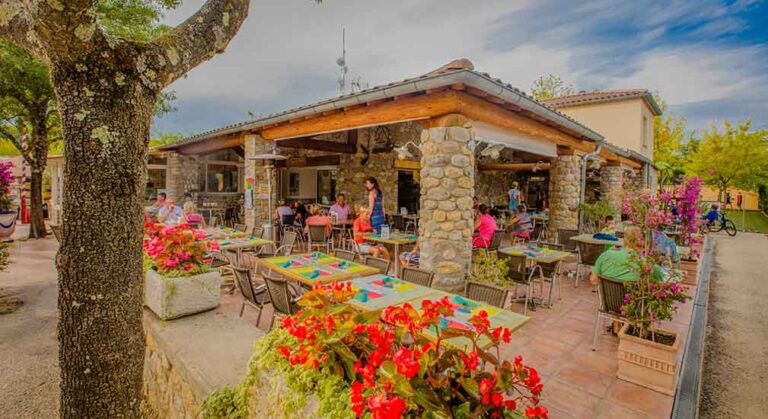 Restaurant Ardèche Camping les Coudoulets